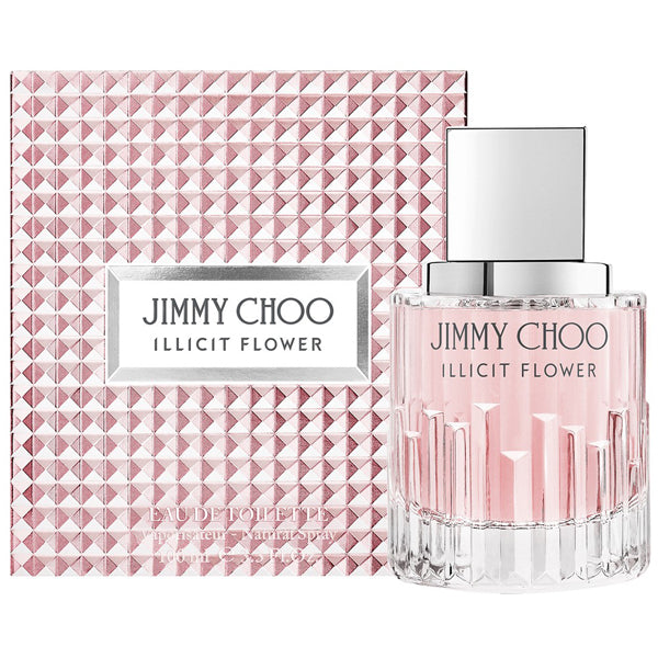 Jimmy Choo Illicit Flower Eau de Toilette 100ml product image — floral fruity fragrance with mandarin; for women; suitable for spring, summer