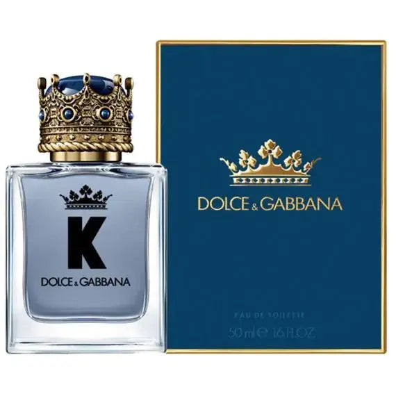 Dolce & Gabbana K Eau de Toilette 50ml product image — woody aromatic fragrance with blood orange; for men; suitable for spring, summer