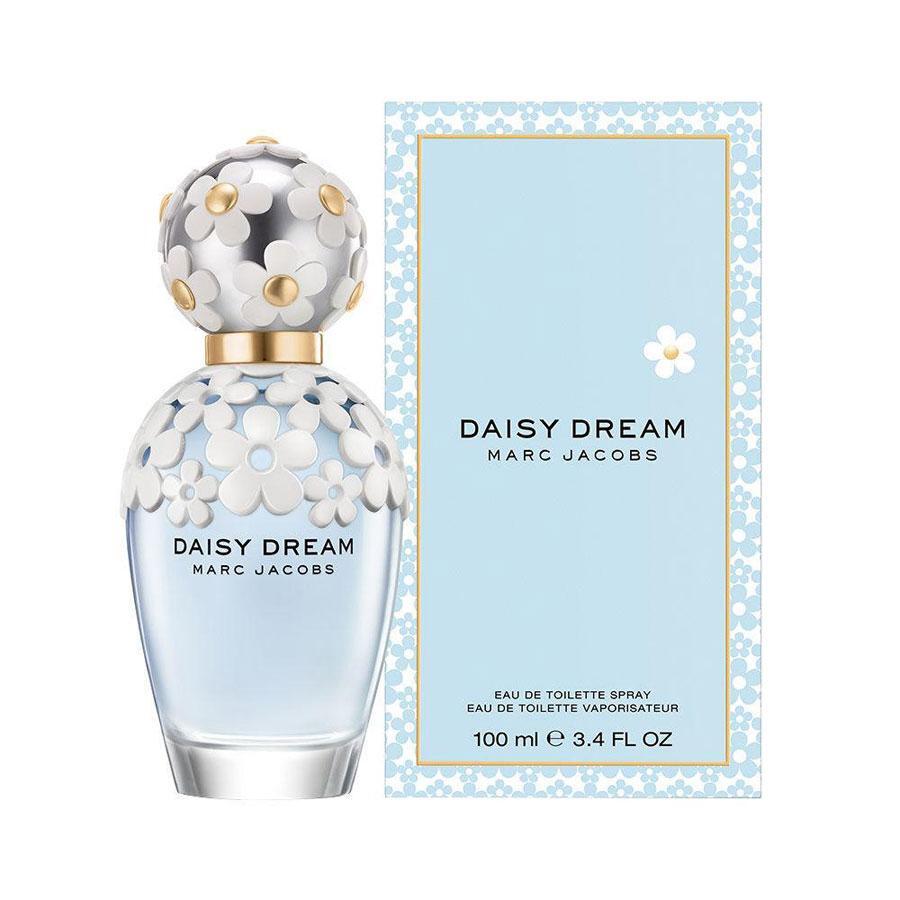 Marc Jacobs Daisy Dream Eau De Toilette 100ml fragrance image; fruity floral fresh scent with Blackberry, Pear and Musk; for women; suited to spring and summer.