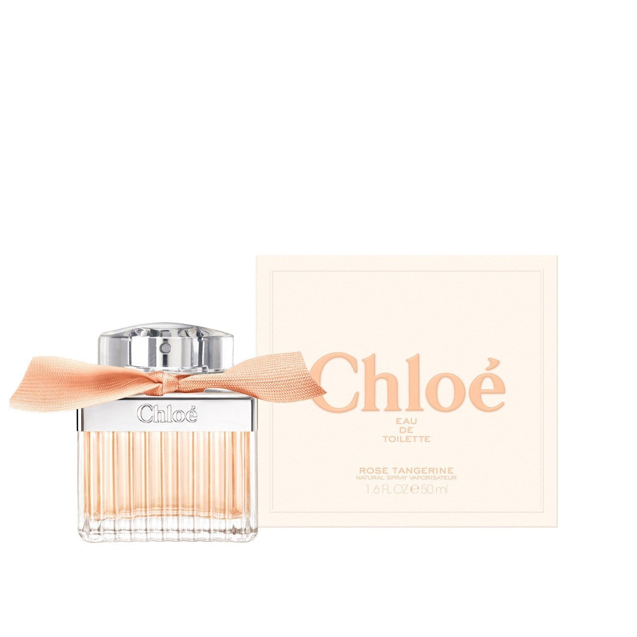 Chloé Rose Tangerine Eau De Toilette 50ml fragrance image; citrus rose woody scent with Tangerine and Cedarwood; for women; suited to spring and summer.