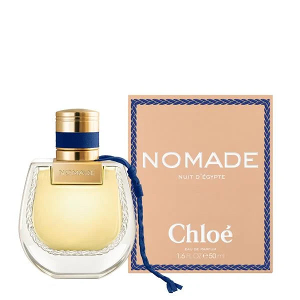 Chloe Nomade Nuit D'Egypte Eau De Parfum 50ml fragrance image; spicy resinous floral scent with Myrrh, Ginger and Vanilla; for women; suited to spring and summer.