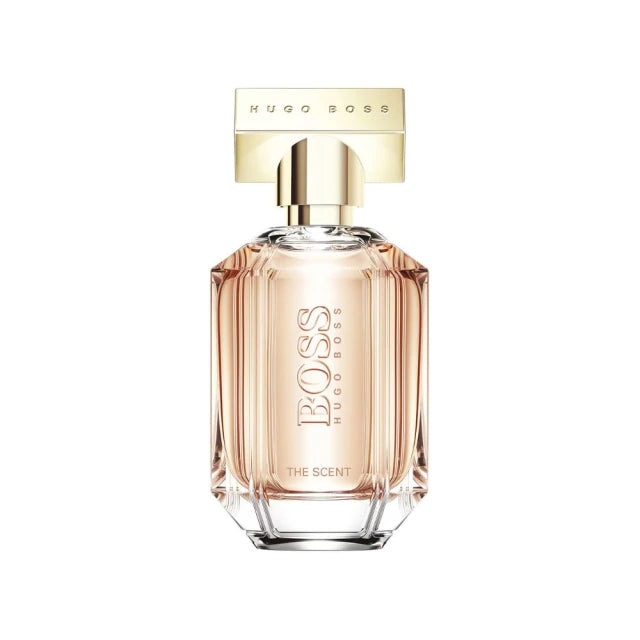 Hugo Boss The Scent for Her Eau de Parfum 50ml product image — fruity floral fragrance with peach; for women; suitable for spring, autumn