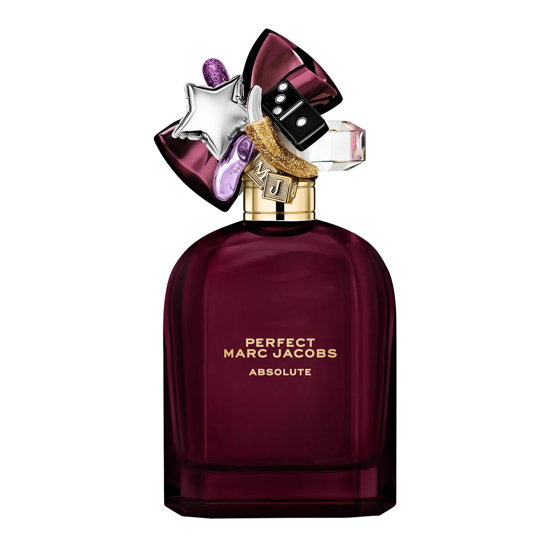 Marc jacobs Perfect Absolute EDP 100ml fragrance image; sweet amber fruity scent with Jasmine and Amber; for women; suited to autumn and winter.