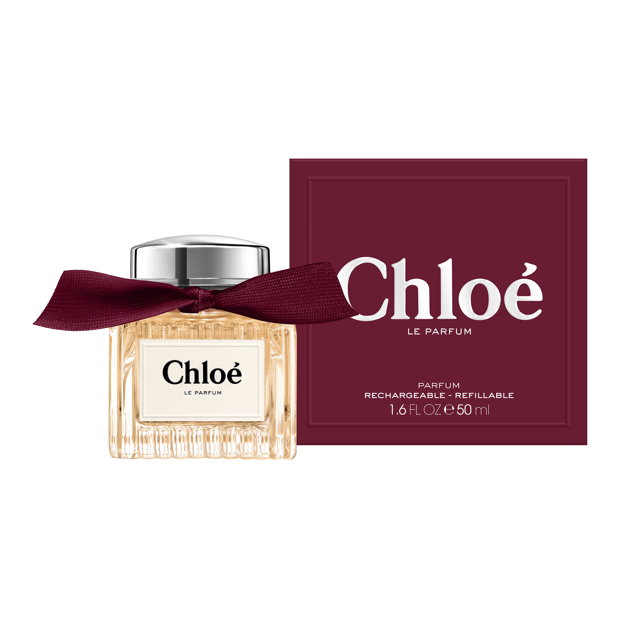 Chloé Le Parfum 50ml fragrance image; floral amber vanilla scent with Orange blossom and Tonka bean; for women; suited to autumn and winter.