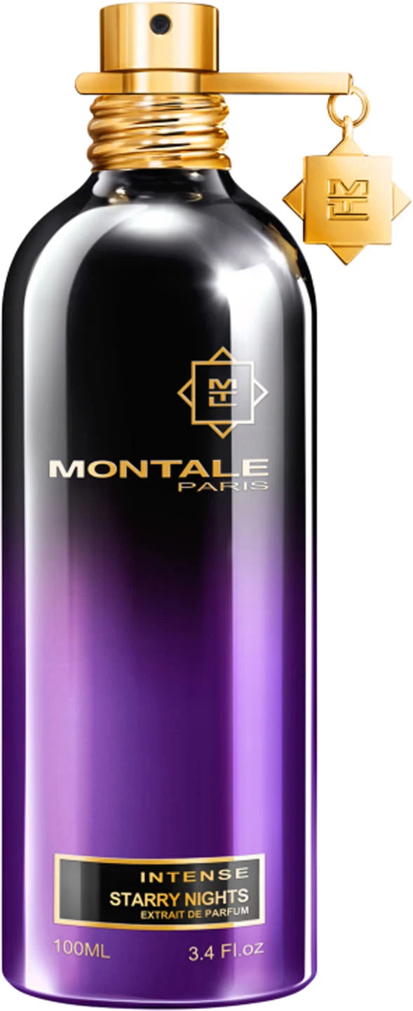 Montale Intense Starry Nights Eau De Parfum 100ml fragrance image; floral amber scent with Rose, Jasmine and Amber; for all genders; suited to autumn and winter.