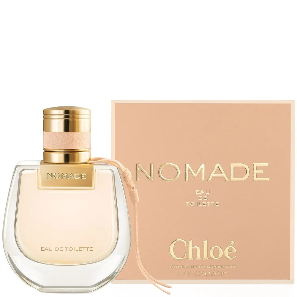 Chloé Nomade Eau De Toilette 50ml fragrance image; floral fruity mossy scent with Lychee and Oakmoss; for women; suited to spring and summer.