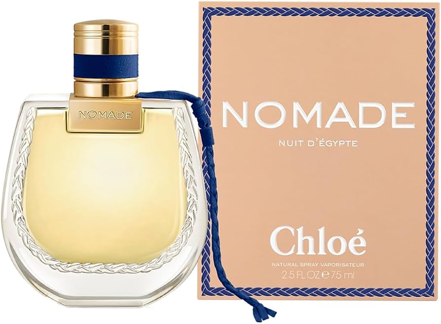 Chloe Nomade Nuit D'Egypte Eau De Parfum 75ml fragrance image; vanilla scent with Myrrh, Ginger and Vanilla; for women; suited to autumn and winter.