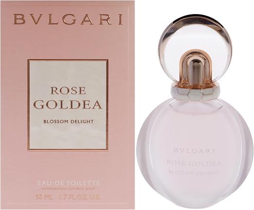 Bvlgari Rose Goldea Blossom Delight Eau de Toilette 50ml product image — floral fruity fragrance with grapefruit; for women; suitable for spring, summer