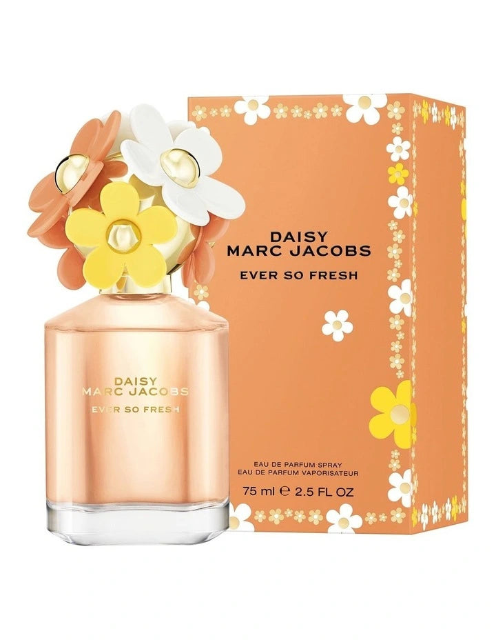 Marc Jacobs Daisy Ever So Fresh Eau De Parfum 125ml fragrance image; tropical fruity floral scent with Mango, Pineapple and Cashmere Wood; for women; suited to spring and summer.