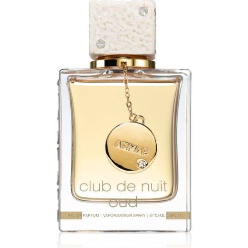 Armaf Club De Nuit Oud Eau De Parfum 105ml fragrance image; fruity woody oud scent with Jasmine, Freesia and Sandalwood; for all genders; suited to autumn.