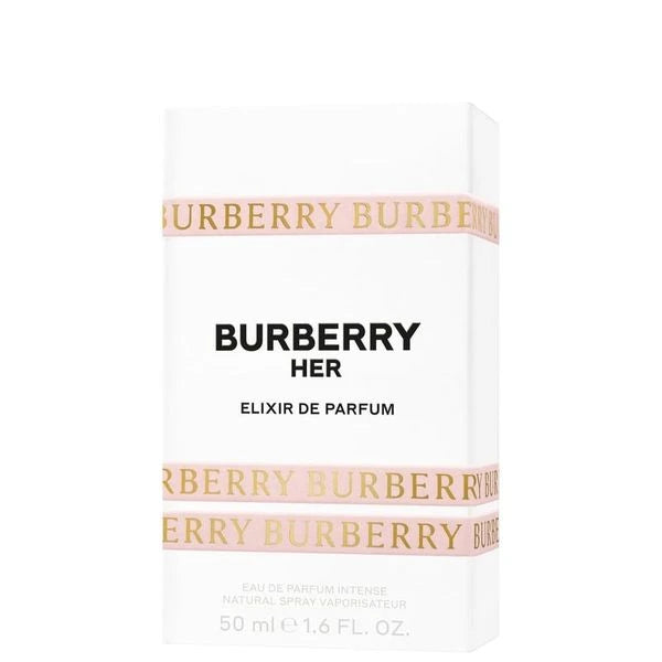 Burberry Her Elixir Eau de Parfum Intense 50ml product image — fruity gourmand amber fragrance with strawberry; for women; suitable for autumn, winter