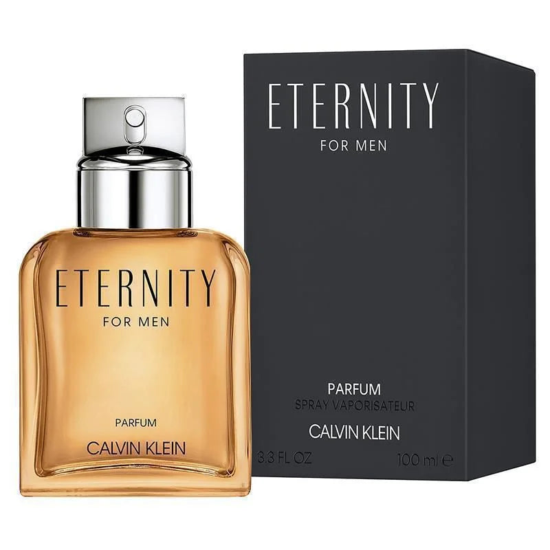 Calvin Klein Eternity for Men Parfum 100ml fragrance image; aromatic vanilla scent with Lavender and Vanilla Absolute; for men; suited to autumn and winter.