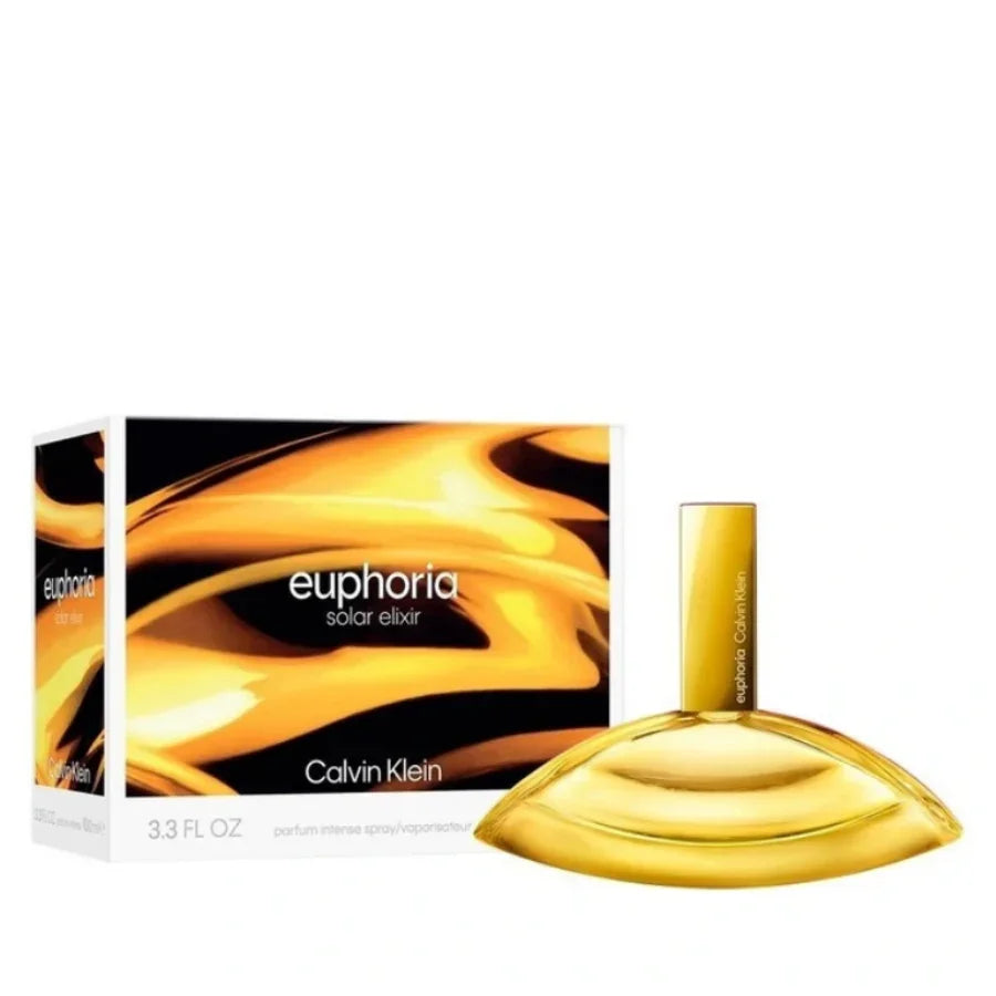 Calvin Klein Euphoria Solar Elixir Intense 100ml product image — fruity floral fragrance with mango; for women; suitable for spring, summer