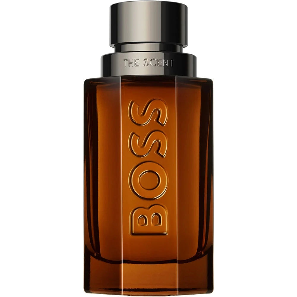 Hugo Boss The Scent Intense Him Eau De Parfum 50ml fragrance image; ambery fruity spicy scent with Maninka fruit, Liquor accord and Amber; for men; suited to spring and summer.