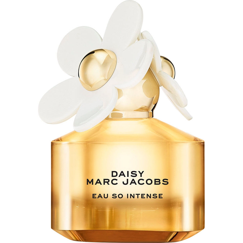 Marc Jacobs Eau So Intense Eau De Parfum 50ml fragrance image; fruity floral honey scent with Strawberry, Pear and Musk; for women; suited to autumn and winter.