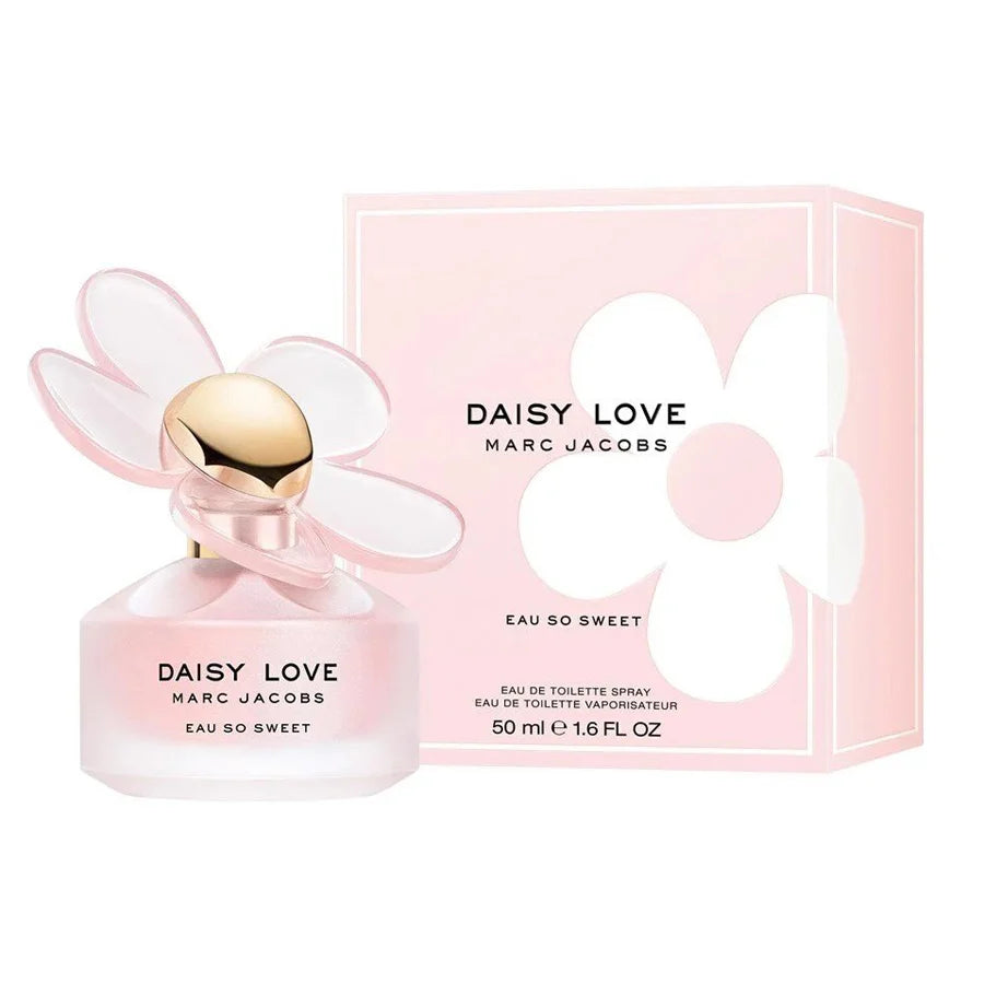 Marc Jacobs Daisy Love Eau So Sweet Eau De Toilette 50ml fragrance image; sweet fruity floral scent with Raspberry, Blackberry and Sugar; for women; suited to spring and summer.