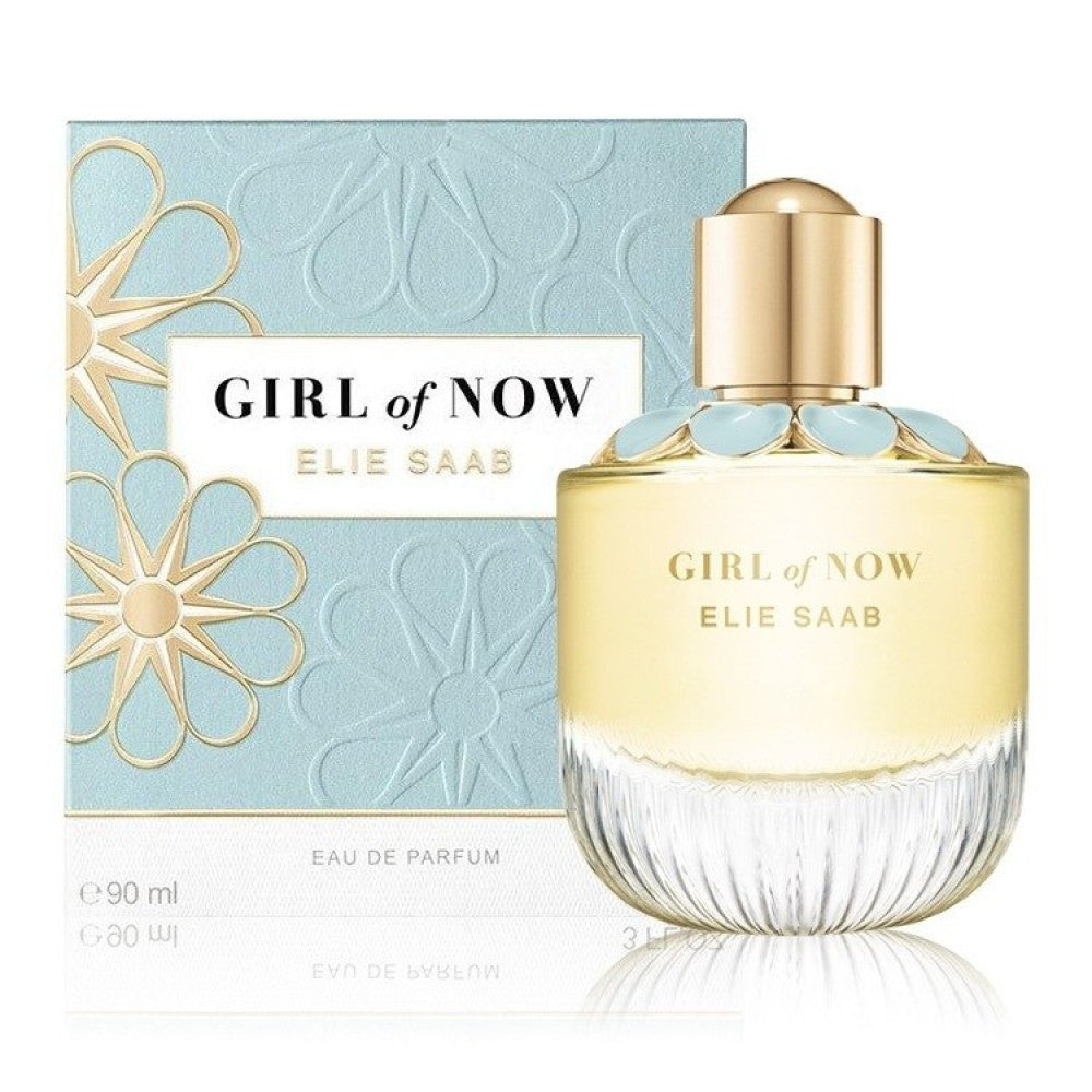 Elie Saab Girl of Now Eau de Parfum 90ml fragrance image; sweet almond floral scent with Pistachio, Pear and Almond Milk; for women; suited to spring and autumn.