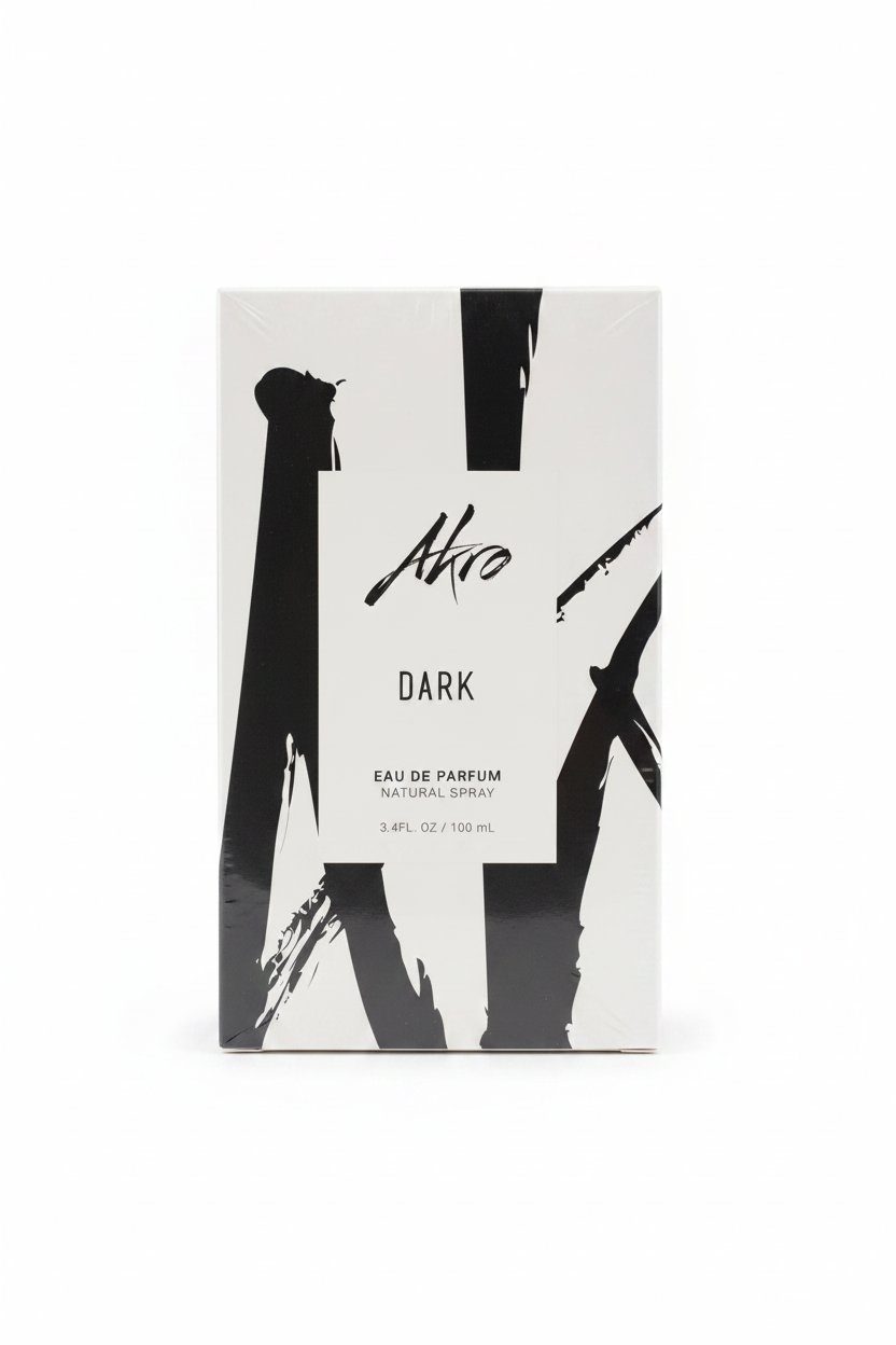 Akro Dark EDP 100ml – Gourmand perfume; sweet, creamy, cosy and dessert-like.