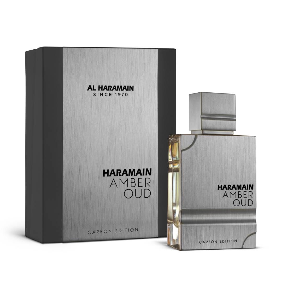 Al Haramain Amber Oud Carbon Edition EDP 60ml – Woody Aromatic perfume; crisp, bright, airy and clean.
