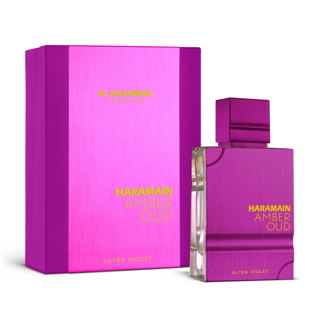 Al Haramain Amber Oud Ultra Violet EDP 60ml – Floral Woody Musk perfume; warm, rich, grounded and characterful.