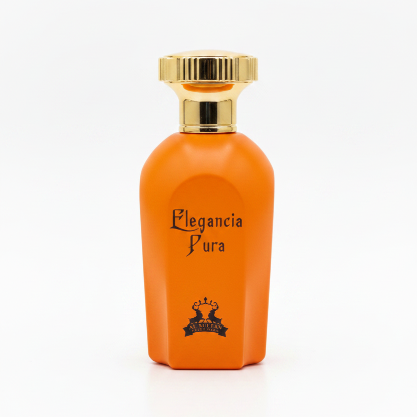 Al Sultan Elegancia Pura EDP 100ml – Floral perfume; notes of Bergamot, Rose and Musk.