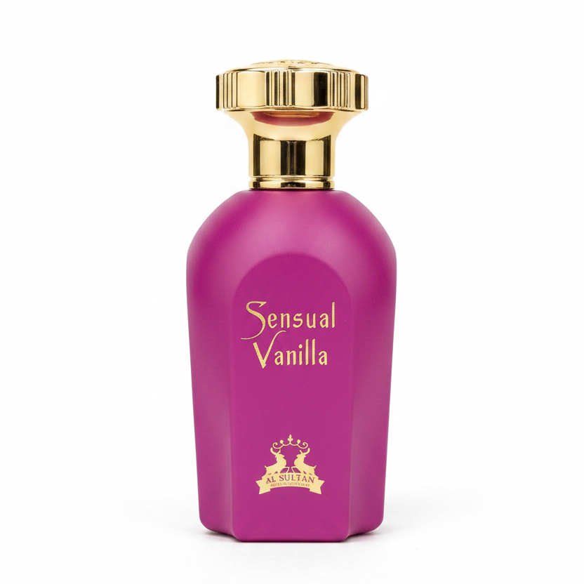 Al Sultan Sensual Vanilla EDP 100ml – Oriental Vanilla perfume; sweet, creamy, cosy and dessert-like.