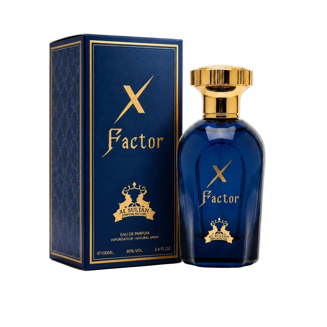 Al Sultan X Factor EDP 100ml – Fresh perfume; crisp, bright, airy and clean.