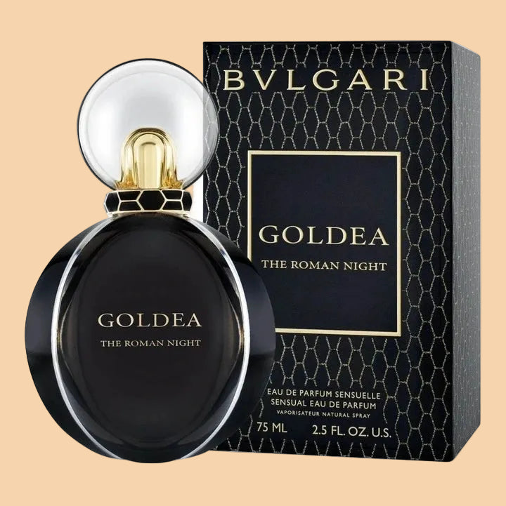 Bvlgari Goldea The Roman Night EDP 75ml – Floral perfume; floral, polished and expressive.