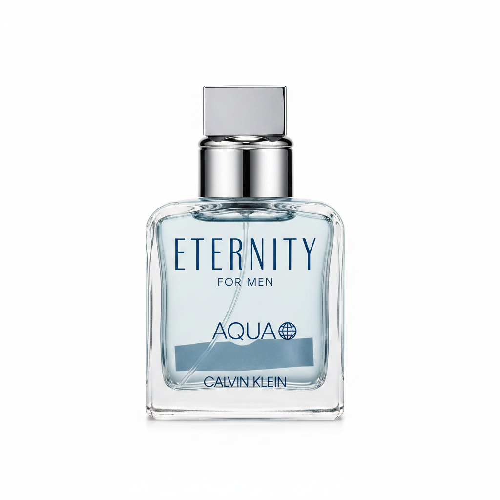Calvin Klein Eternity Aqua for Men EDT 100ml – Woody Aromatic Aquatic perfume; crisp, bright, airy and clean.