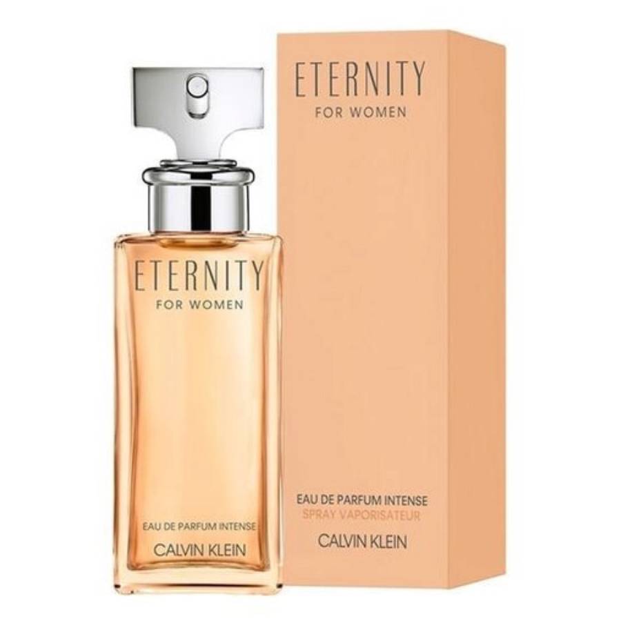 Calvin Klein Eternity Eau de Parfum Intense for Women 100ml product image — floral spicy fragrance with turkish rose; for women; suitable for autumn, winter
