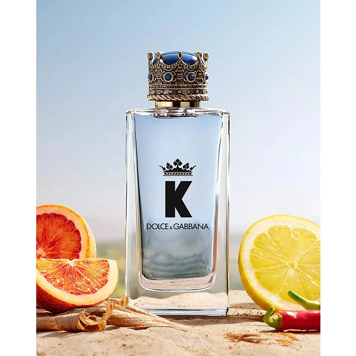 Dolce & Gabbana K Eau de Toilette 50ml product image — woody aromatic fragrance with blood orange; for men; suitable for spring, summer