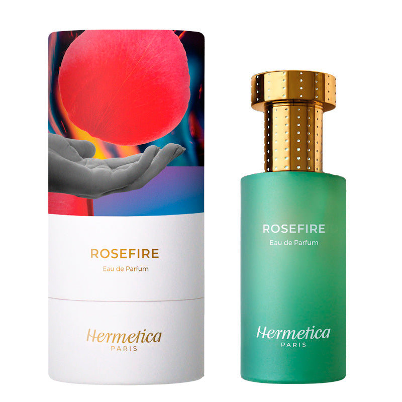 Hermetica Paris Rosefire EDP 50ml – Floral Amber perfume; warm, rich, grounded and characterful.