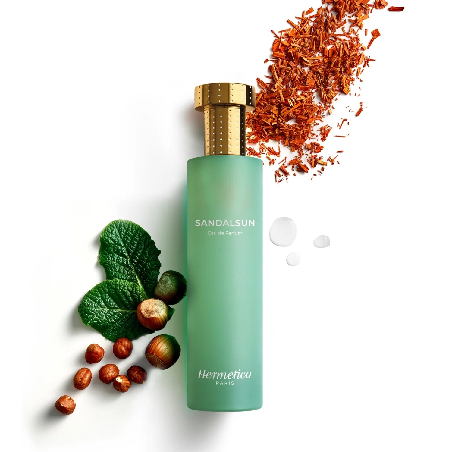 Hermetica Paris Sandalsun EDP 50ml – Woody Gourmand perfume; sweet, creamy, cosy and dessert-like.