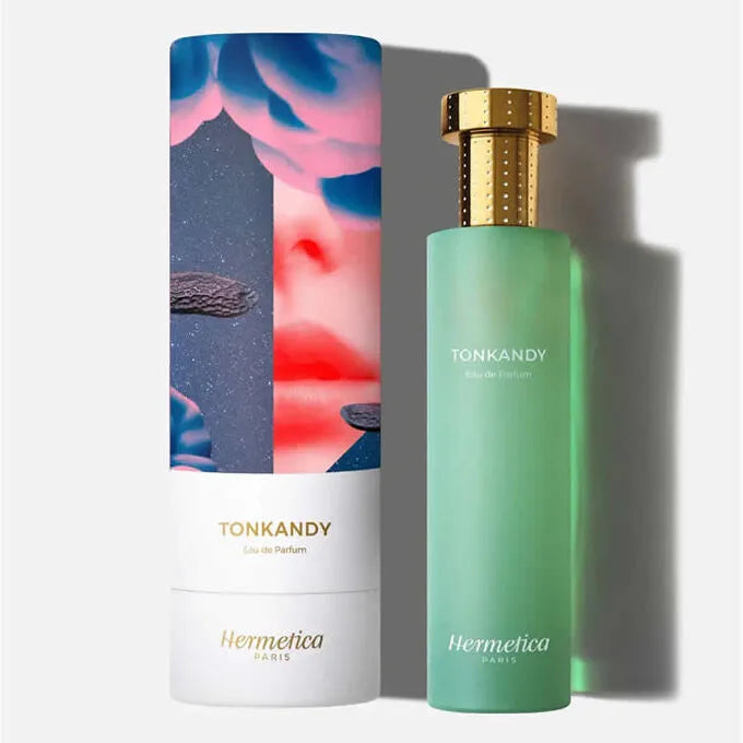 Hermetica Paris Tonkandy EDP 100ml – Amber Gourmand perfume; sweet, creamy, cosy and dessert-like.