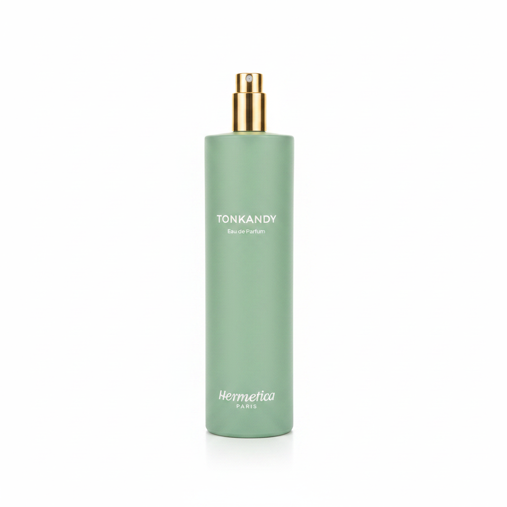 Hermetica Paris Tonkandy EDP 100ml – Amber Gourmand perfume; sweet, creamy, cosy and dessert-like.