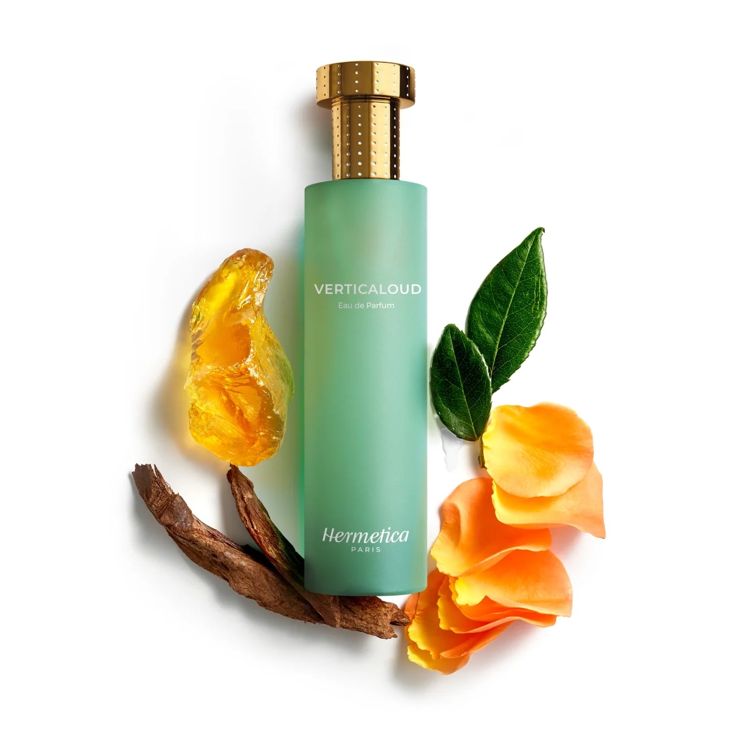 Hermetica Paris Verticaloud EDP 50ml – Amber Woody Oud perfume; warm, rich, grounded and characterful.