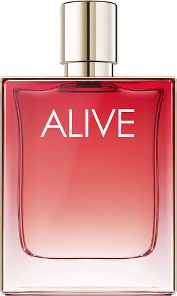 Hugo Boss Alive Intense Eau De Parfum 50ml fragrance image; fruity amber woody scent with Vetiver and Benzoin; for women; suited to autumn and winter.