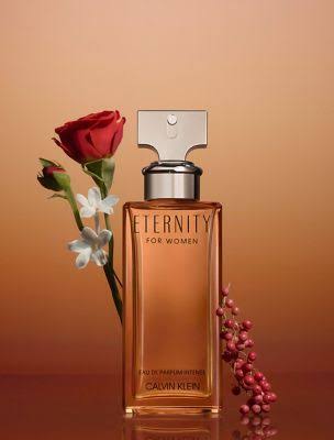 Calvin Klein Eternity Eau de Parfum Intense for Women 100ml product image — floral spicy fragrance with turkish rose; for women; suitable for autumn, winter