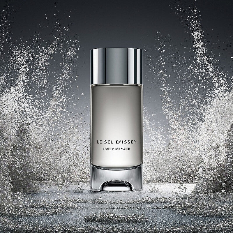 Issey Miyake Le Sel d'Issey Eau de Toilette 100ml fragrance image; marine woody salty scent with Seaweed, Vetiver and Cedarwood; for men; suited to summer.