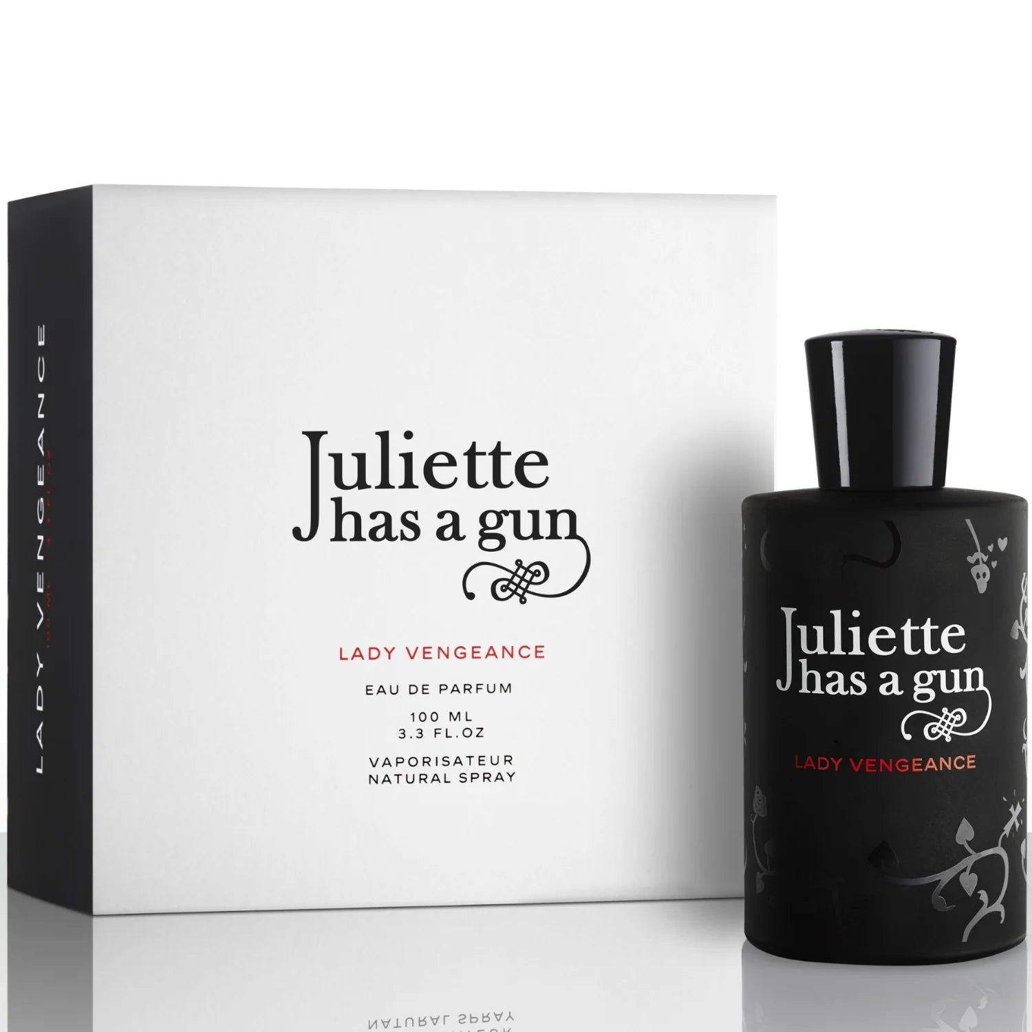 Juliette Has A Gun Lady Vengeance EDP 100ml – Floral Woody Musky perfume; warm, rich, grounded and characterful.