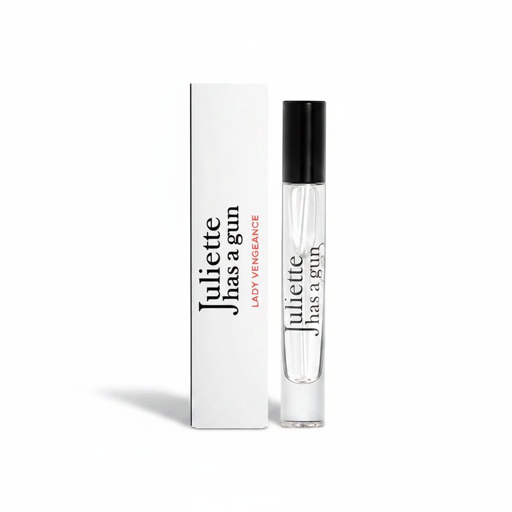 Juliette Has A Gun Lady Vengeance EDP 7.5ml – Floral Woody Musky perfume; warm, rich, grounded and characterful.