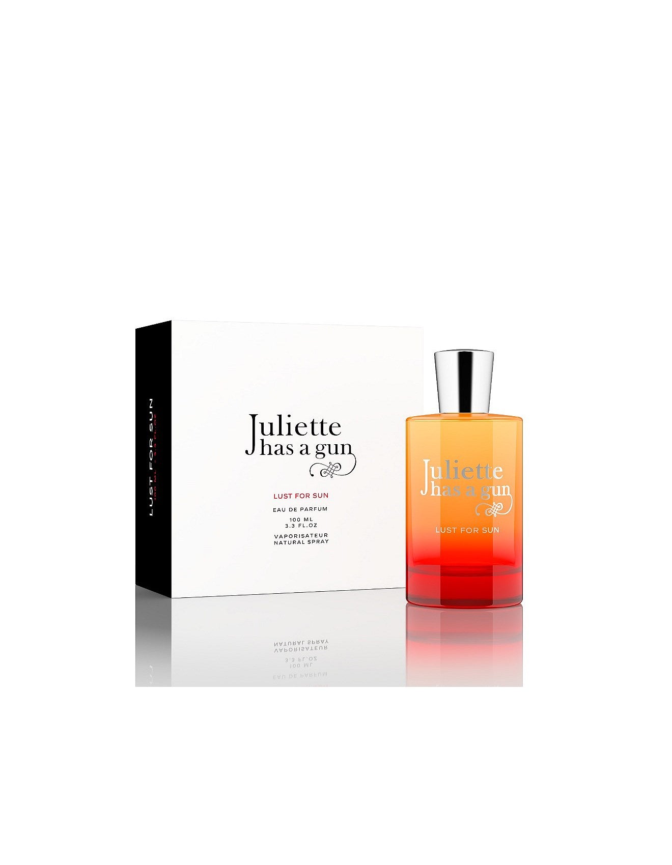 Juliette Has A Gun Lust For Sun EDP 100ml – Solar Floral Gourmand perfume; sweet, creamy, cosy and dessert-like.