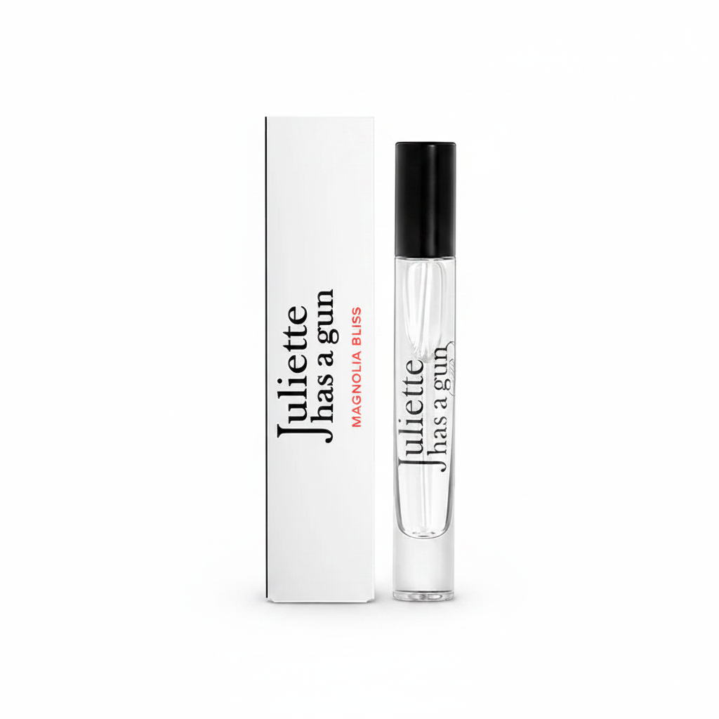 Juliette Has A Gun Magnolia Bliss EDP 7.5ml – Fruity Floral Ambery perfume; warm, rich, grounded and characterful.