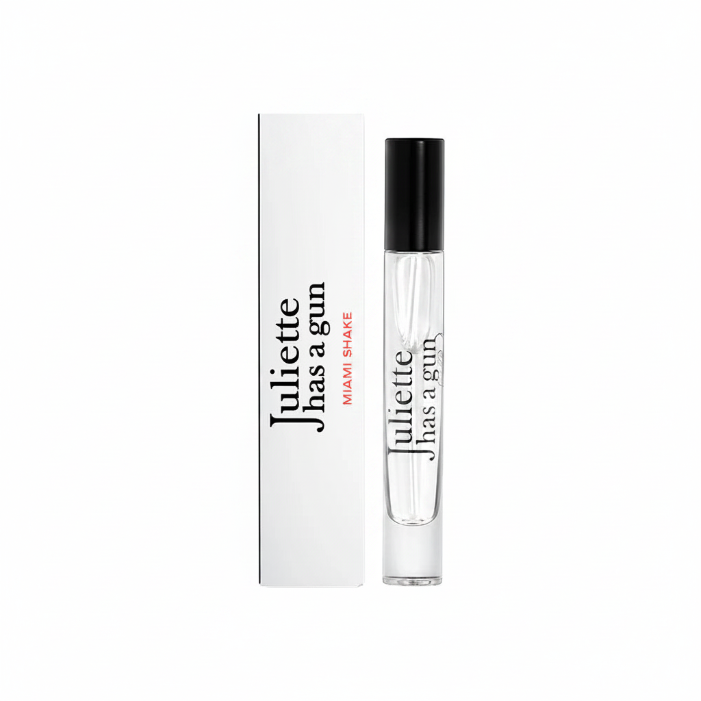 Juliette Has A Gun Miami Shake EDP 7.5ml – Creamy Gourmand perfume; sweet, creamy, cosy and dessert-like.