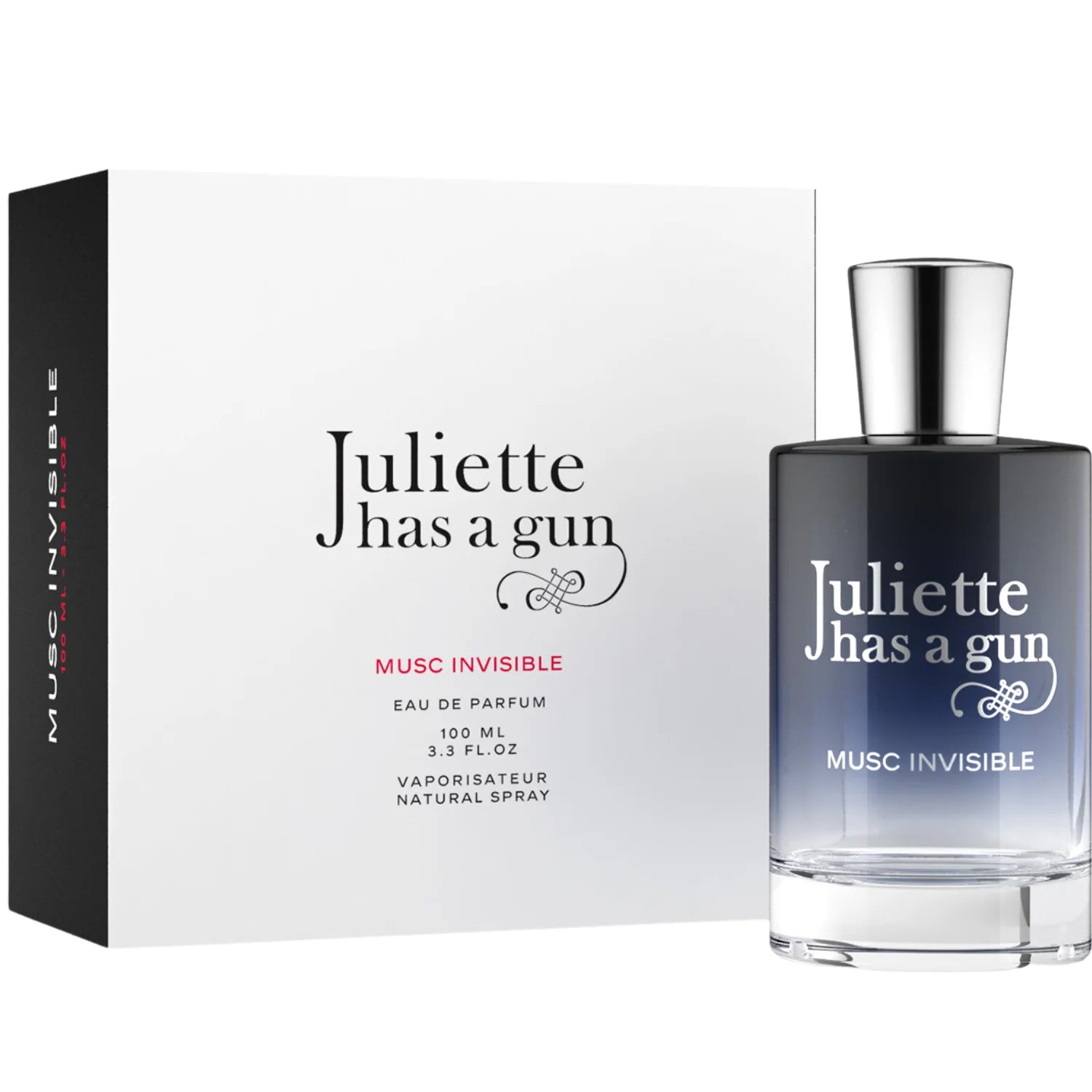 Juliette Has A Gun Musc Invisible EDP 100ml – Powdery Musk perfume; soft, clean, skin-like and musky.