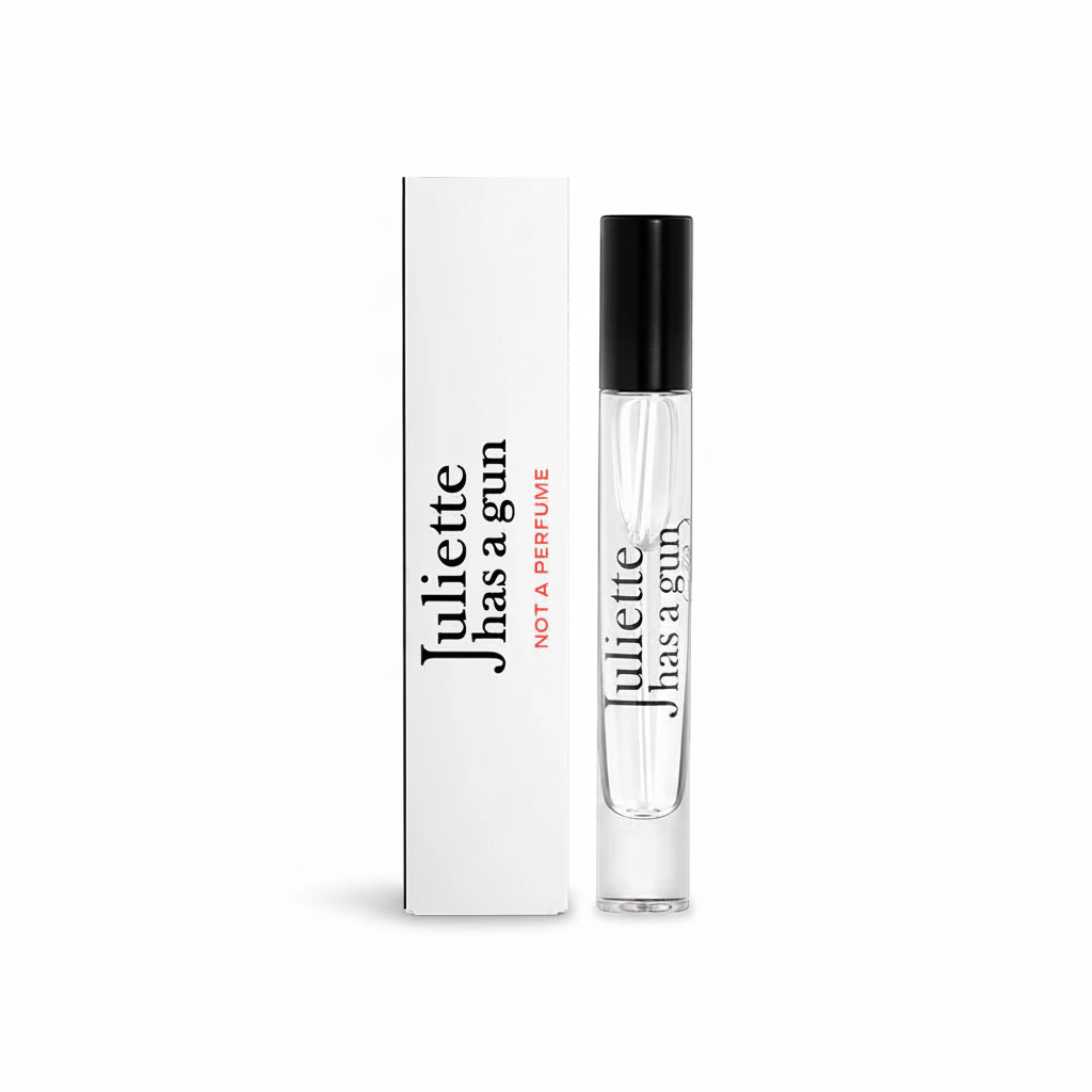 Juliette Has A Gun Not A Perfume EDP 7.5ml – Clean Woody Amber / Cetalox perfume; notes of Cetalox.