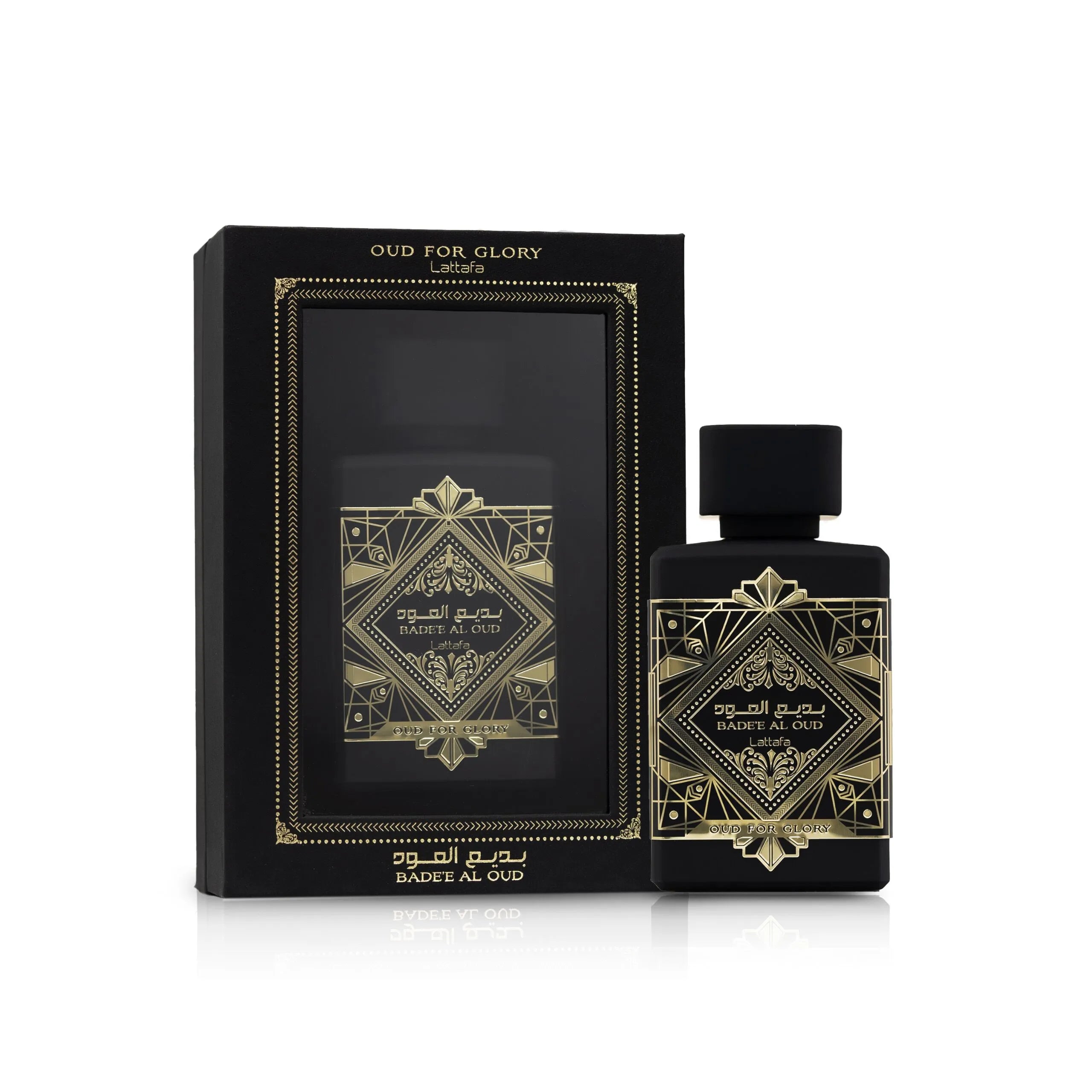 Lattafa Badee Al Oud for Glory EDP 100ml – Amber Woody ; warm, rich, grounded and characterful.