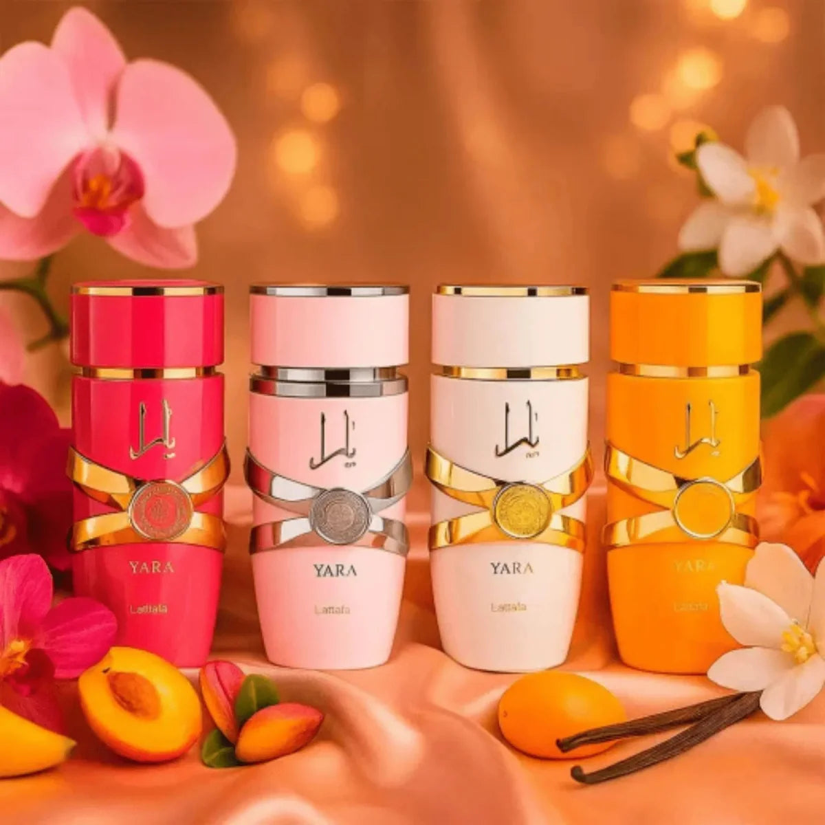 Lattafa Yara Gift Set 4pc product image — mixed fragrances fragrance; for women; suitable for all seasons