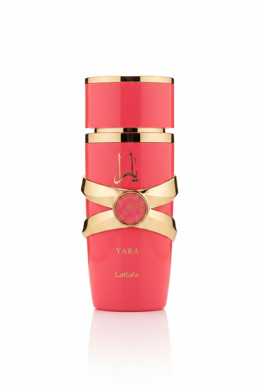 Lattafa Yara Tous EDP — 100ml – Tropical fruity floral, vanilla-musky profile perfume; sweet, creamy, cosy and dessert-like.