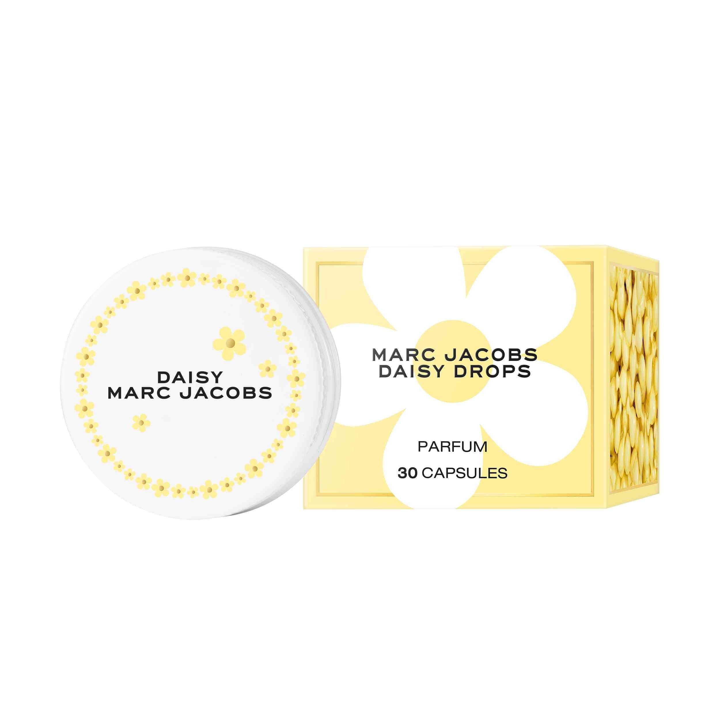 Marc Jacobs Daisy Drops 30 Capsules product image — floral fruity fragrance with wild berries; for women; suitable for spring, summer